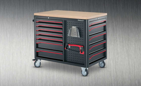 EL BANCO DE TRABAJO MÓVIL DE FORMAT – EXTREMADAMENTE RESISTENTE. ELABORADO CON PRECISIÓN