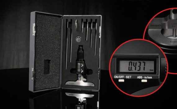 micrómetro de profundidad digital